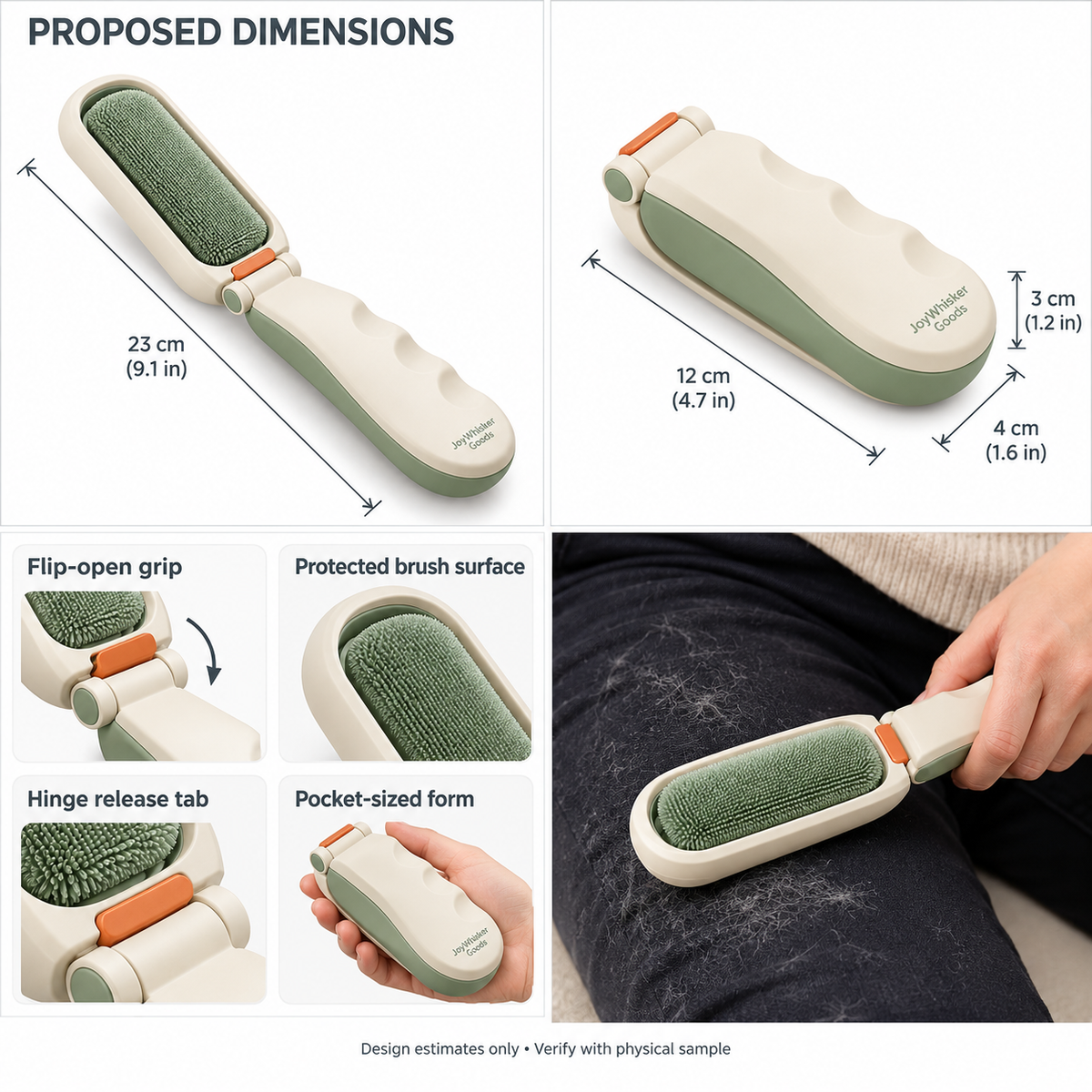 Flip-Grip Pocket Brush