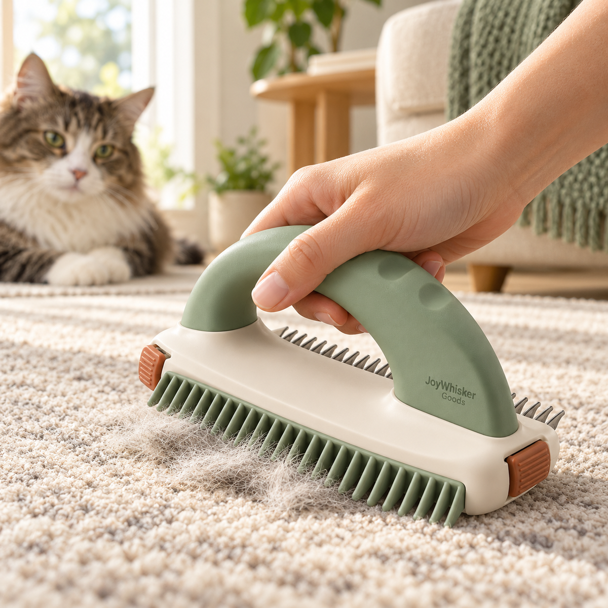 Twin-Edge Carpet Rake