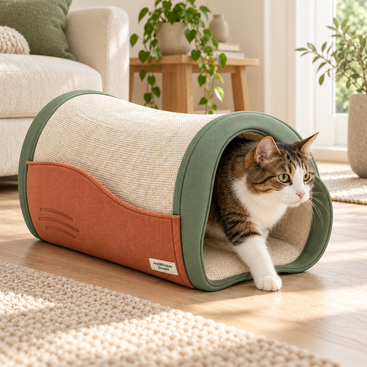 Shape-Entry Cat Tunnel