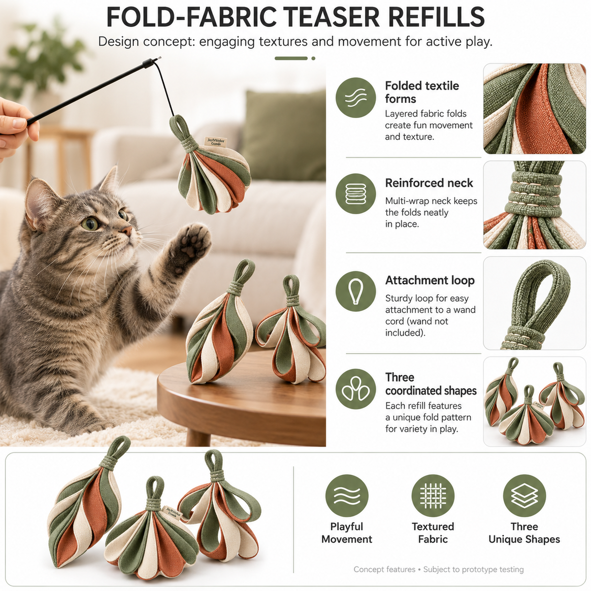 Fold-Fabric Teaser Refills