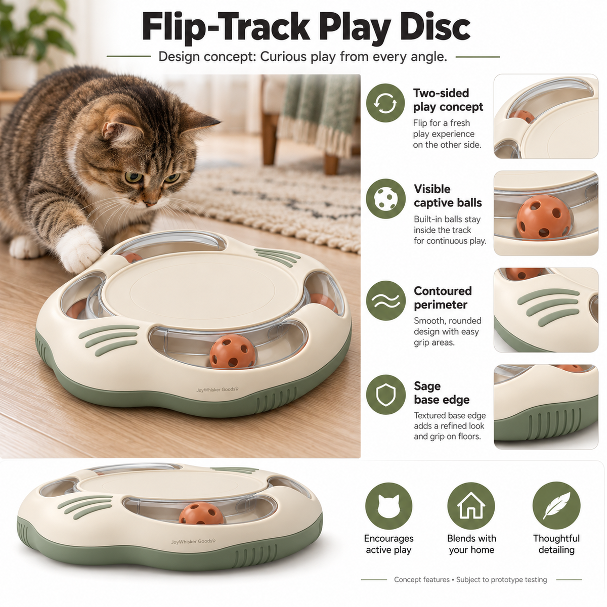Flip-Track Play Disc
