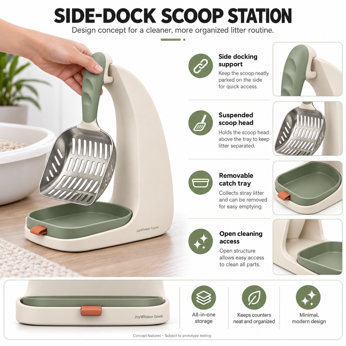 Side-Dock Scoop Station