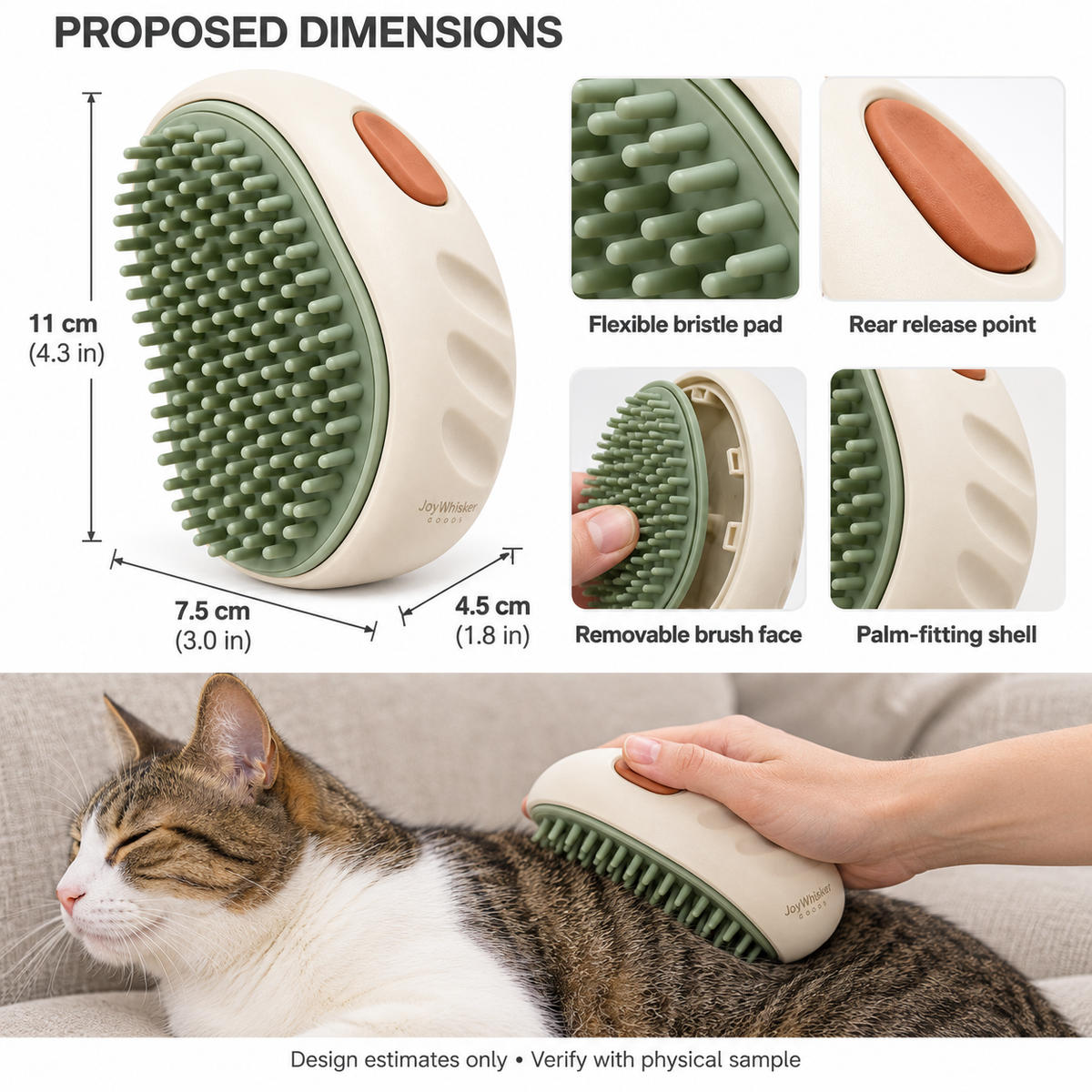 Peel-Flex Grooming Brush