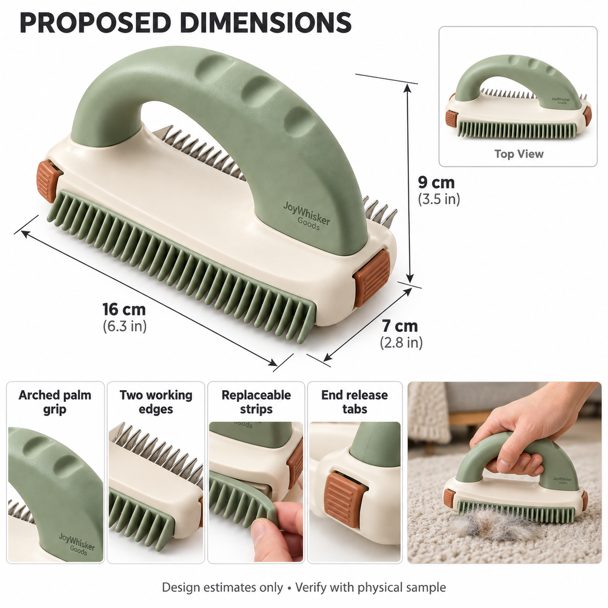 Twin-Edge Carpet Rake
