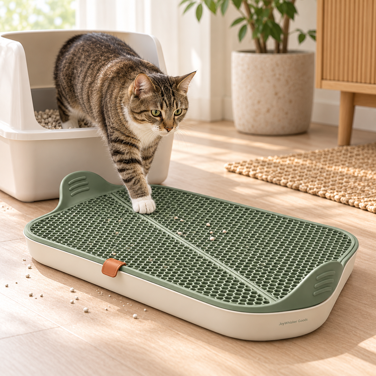 Pour-Fold Litter Mat